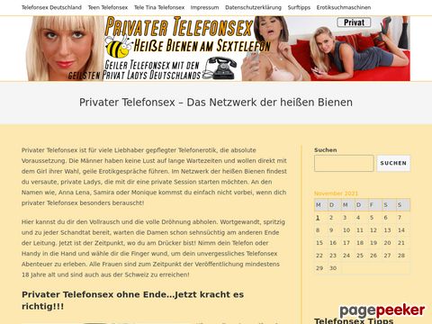 Details : Telefonsex Privat