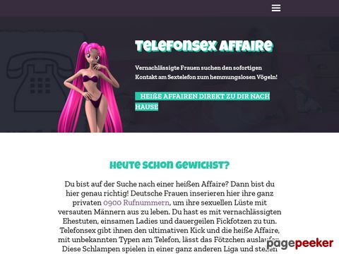 Telefonsex Affaire mit vernachlässigten Hausfrauen